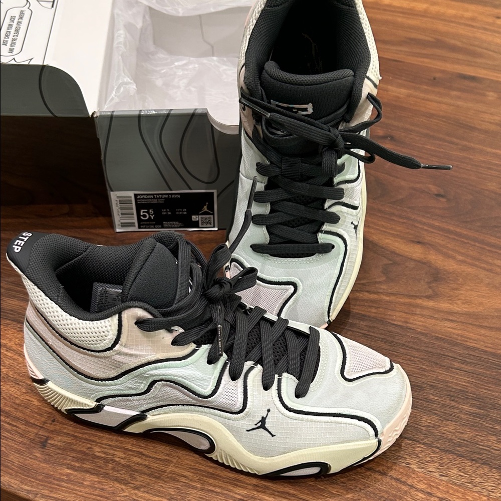 Jordan Tatum 3 Anthracite and Pale Ivory
